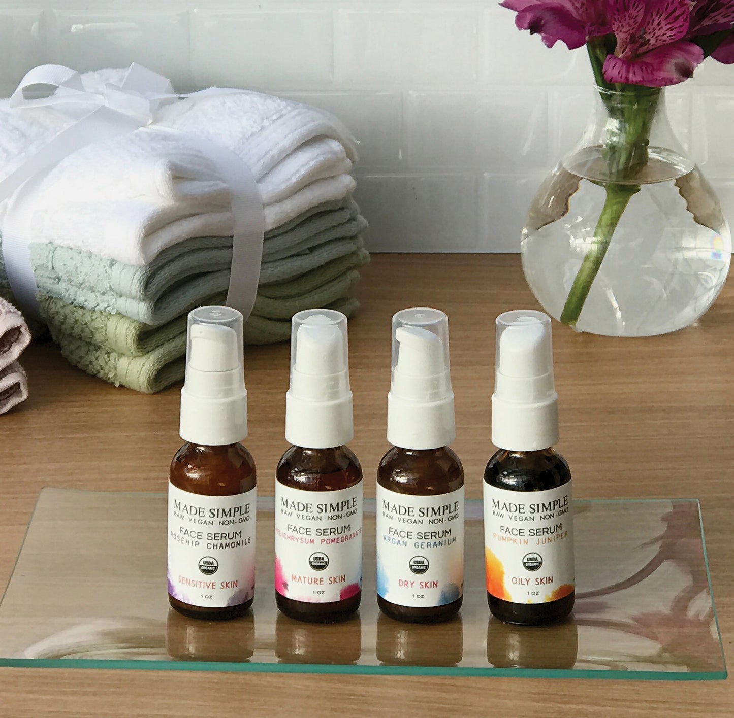 Pumpkin Juniper Face Serum for Oily Skin - Certified Organic, Vegan & Cruelty-free