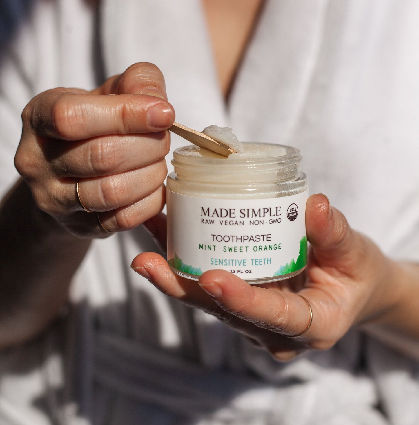 Mint Sweet Orange Toothpaste - Certified Organic, Vegan & Cruelty-free