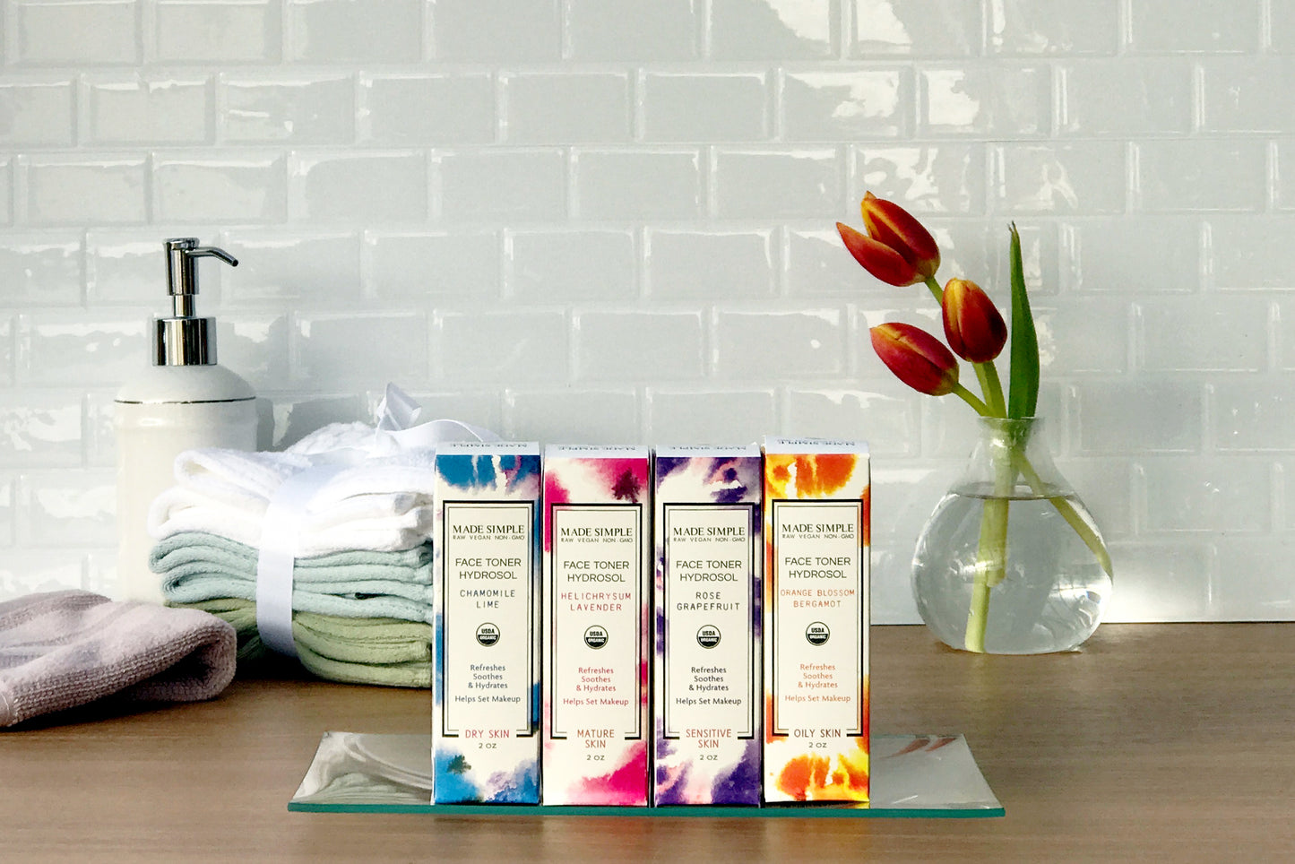 Helichrysum Lavender Face Toner for Mature Skin - Certified Organic, Vegan & Cruelty-free